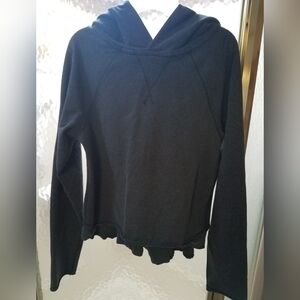 Lululemon Athletica Pull Me Over Charcoal Hoodie